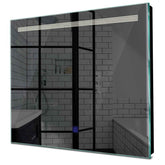 Specchio LED Quadrato | Pulsante touch | Luce bianca neutra - Reyze Serie Minimal Modello 5